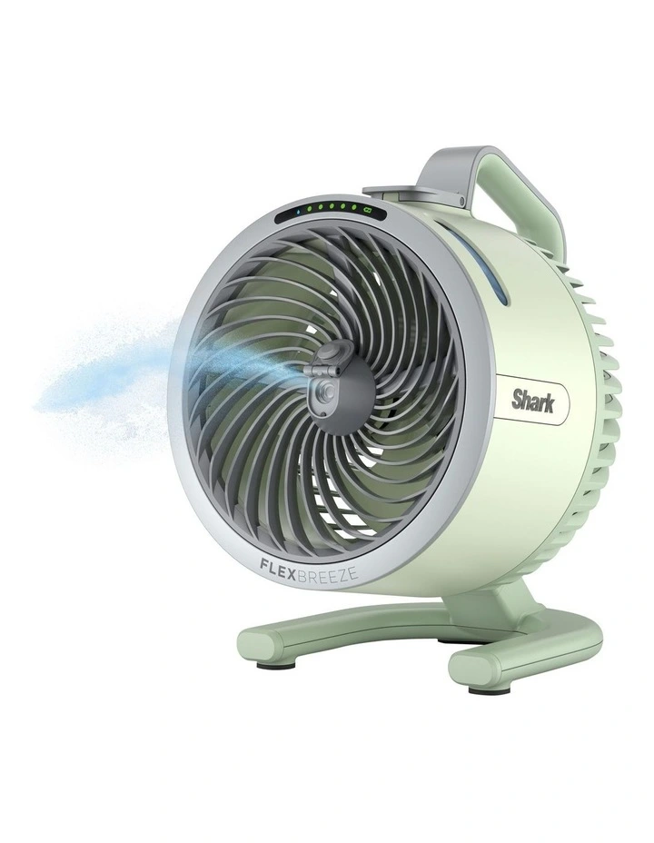 FlexBreeze FA052QGNANZ HydroGo Misting Portable Fan in Honey Dew image 3