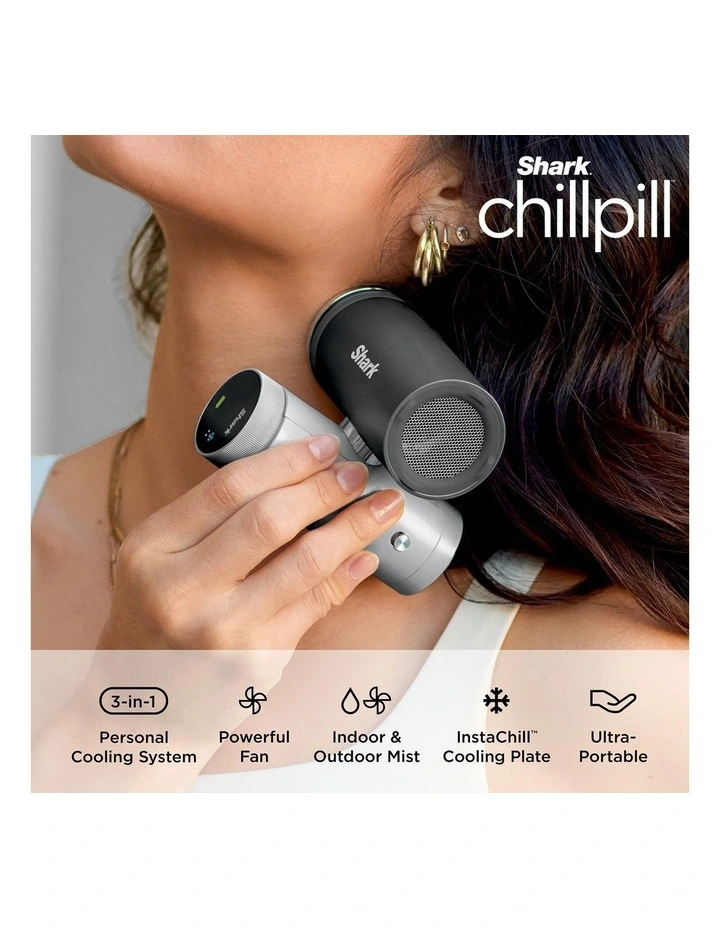 Shark ChillPill 3-in-1 Personal Cooling System in Charcoal, FA022ANZ image 4