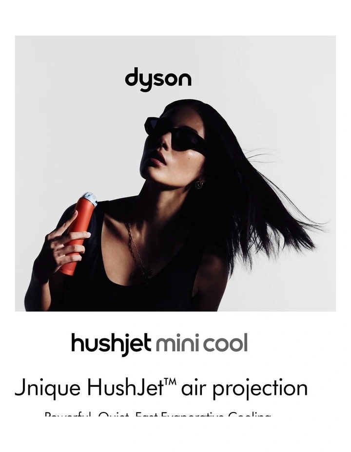 Dyson HushJet Mini Cool fan (Carnelian/Sky) image 2