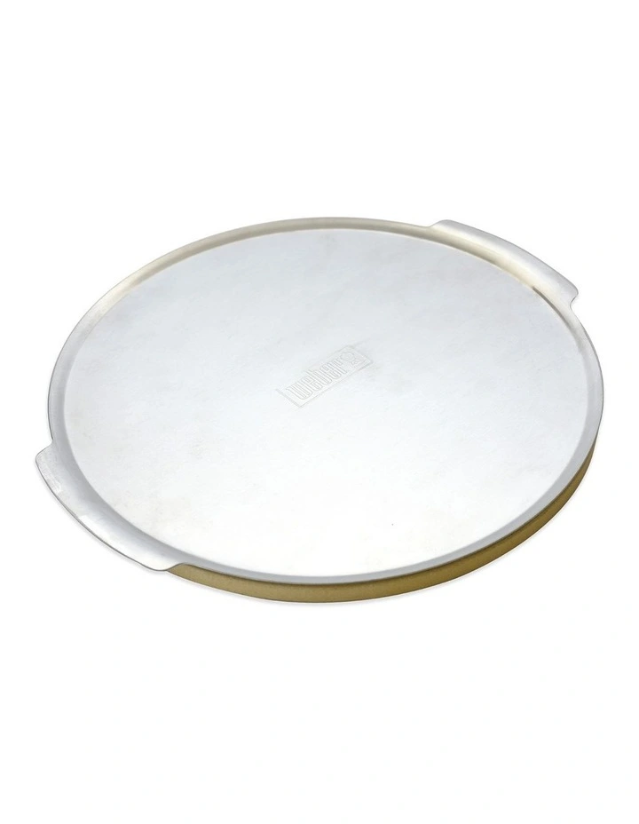 Q™ Large Pizza Stone in Silver/Stone image 1