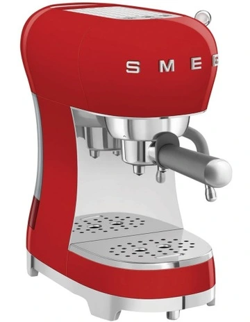 50's Style Espresso Machine - Red ECF02RDAU
