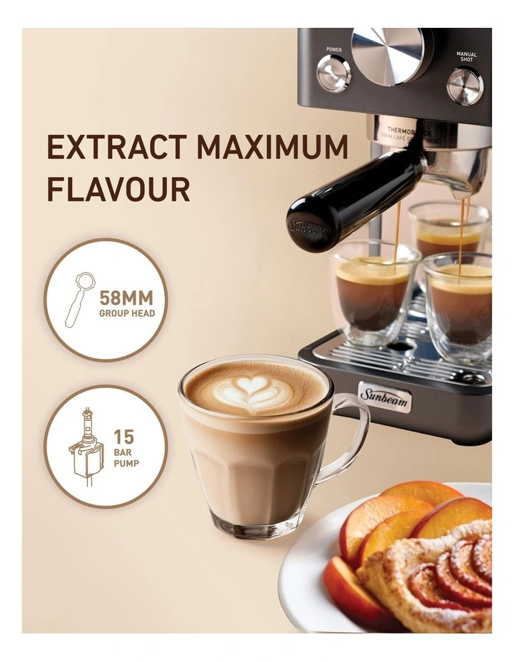 Origins Slimline Espresso Machine in Black image 4