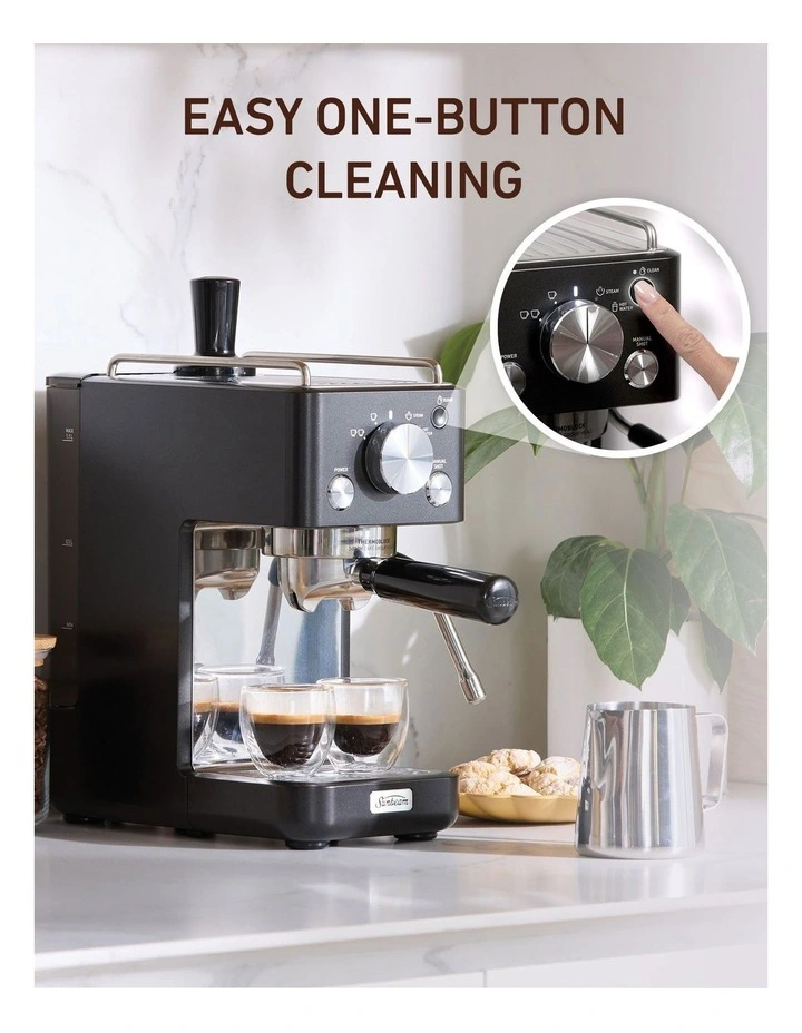 Origins Slimline Espresso Machine in Black image 5
