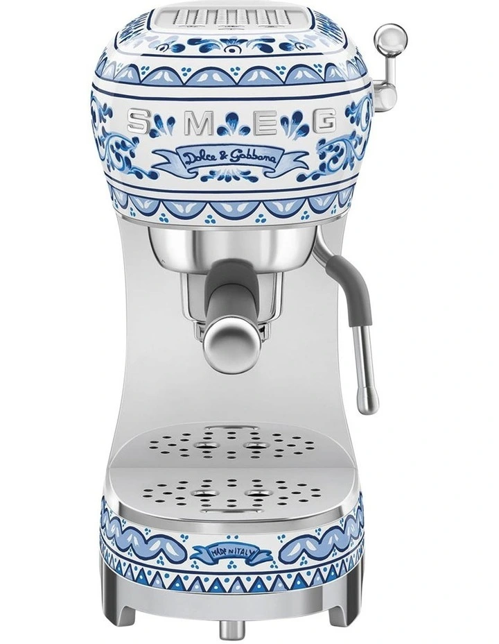 Dolce & Gabbana 50's Style Espresso ECF02DGBAU Machine in Blu Mediterraneo image 3