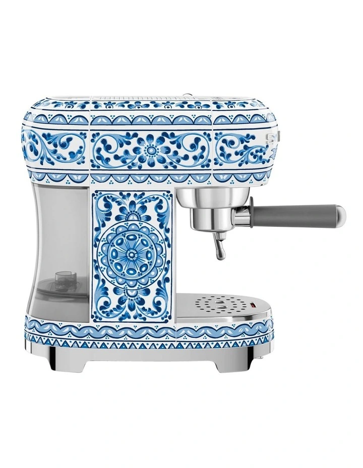 Dolce & Gabbana 50's Style Espresso ECF02DGBAU Machine in Blu Mediterraneo image 5