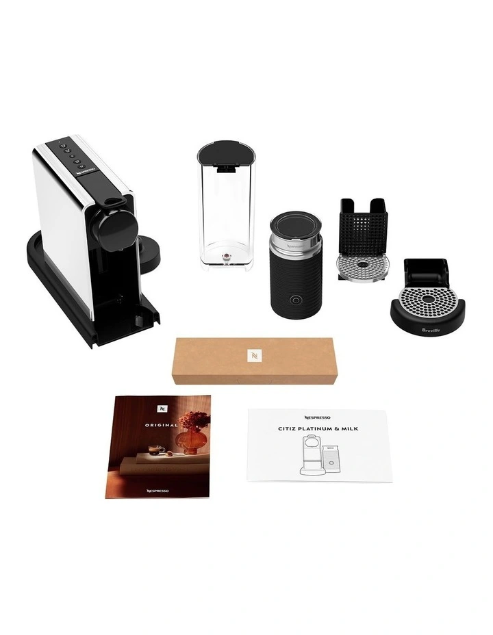 CitiZ & Milk Platinum Capsule Coffee Machine BEC550PSS4JAN1 image 5