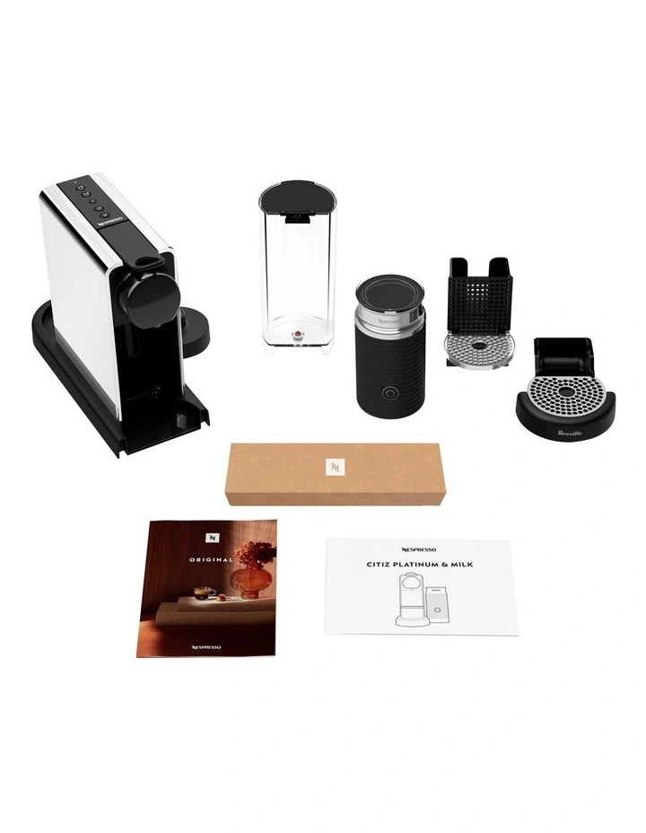 Citiz & Milk Platinum Coffee Machine BEC550PSS4JAN1 image 7