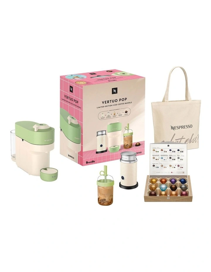 Vertuo BNV150PTC4IAN2 Pop Limited Edition Iced Coffee Bundle in Pistachio image 1