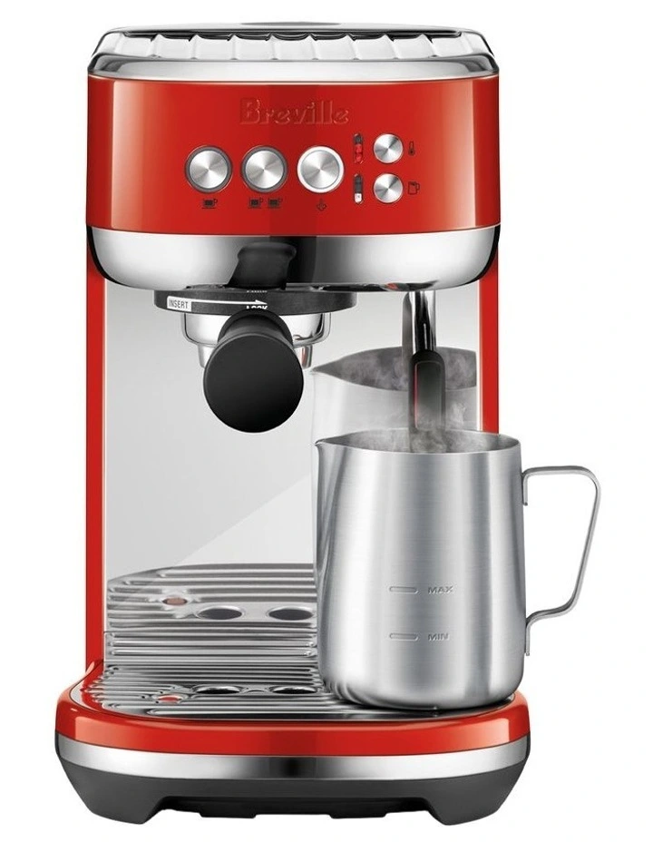 The Bambino Plus Coffee Machine in Pomodoro Rosso BES500PMR4IAN1 image 3
