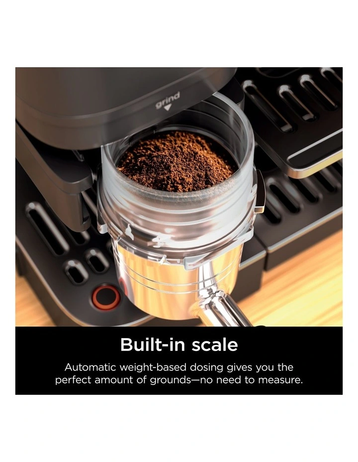 Luxe Caf Manual Espresso Machine in Black ES601BK image 5