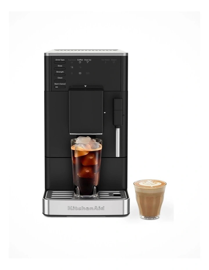 KF2 Fully Automatic Espresso Machine with Iced Coffee in Matte Black 5KES8452ABM image 1