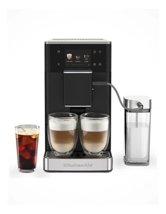 KF4 Fully Automatic Espresso Machine with Iced Coffee in Matte Black 5KES8454ABM