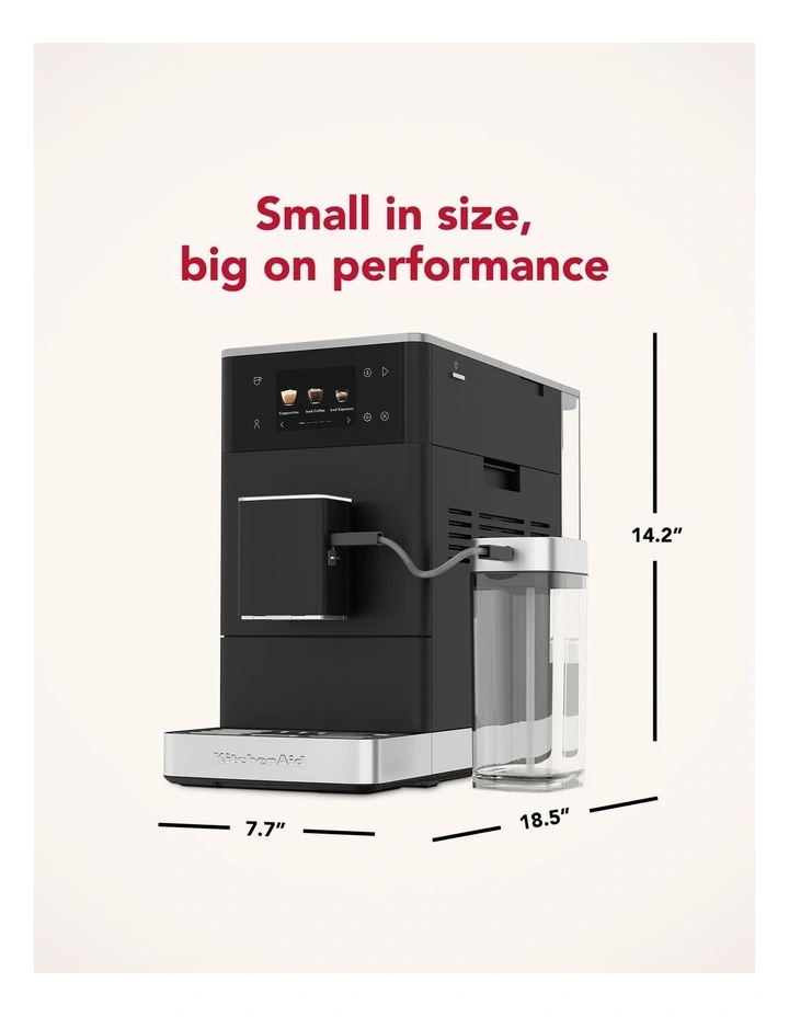 KF4 Fully Automatic Espresso Machine with Iced Coffee in Matte Black 5KES8454ABM image 6