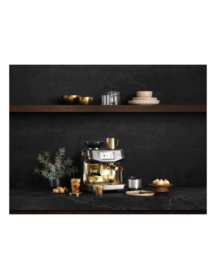 The Barista Touch Impress in Brushed Stainless Steel Brass BES881BSB4IAN1 image 2