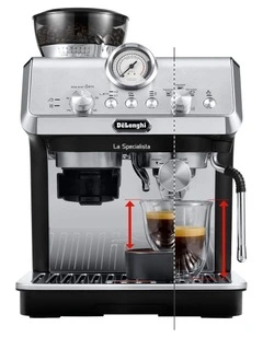 La Specialista Arte Manual Coffee Machine in Metal Black EC9155MB2