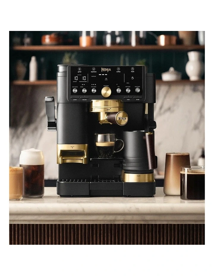 Ninja Luxe Caf Pro Espresso Machine by David Beckham ES771BKANZ image 4