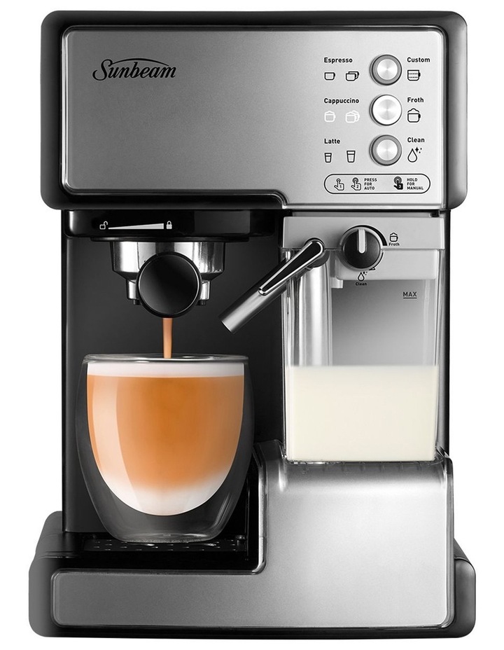 Cafe Barista Manual Espresso Machine with Automated Milk Frother