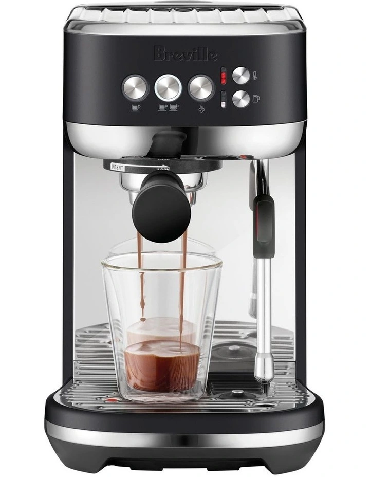 The Bambino Plus Coffee Machine in Black Truffle BES500BTR image 1