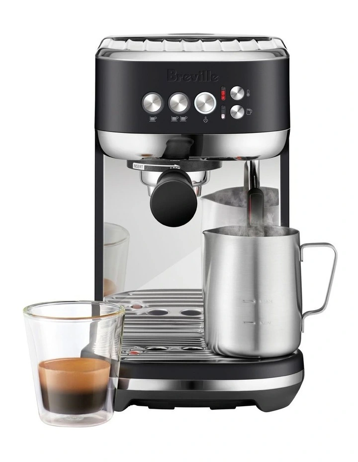 The Bambino Plus Coffee Machine in Black Truffle BES500BTR image 4