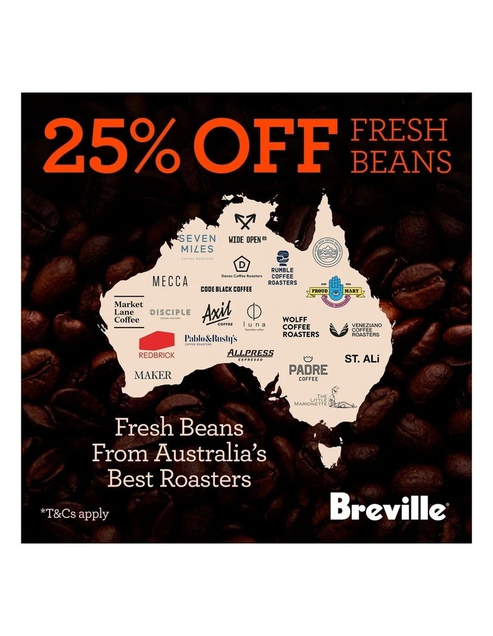 the Barista Pro Coffee Machine in Brushed Stainless Steel BES878BSS image 3