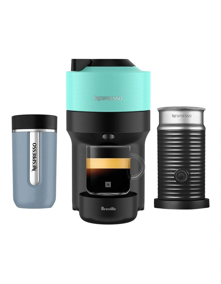 Vertuo Pop Morning Starter Set in Aqua Mint BNV150MIN4IAN2 image 1