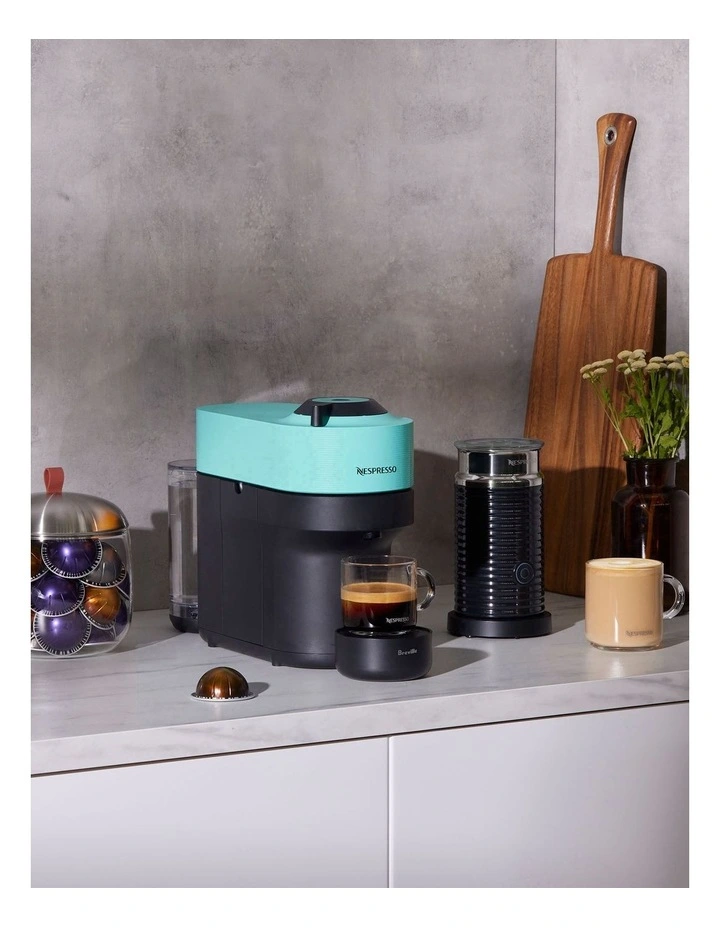 Vertuo Pop Morning Starter Set in Aqua Mint BNV150MIN4IAN2 image 2