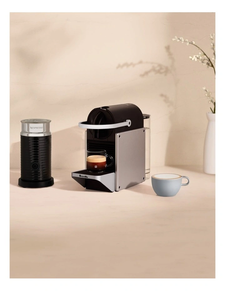 Nespresso Pixie Redesign Bundle BEC470TTN4JAN1 in Titan image 2