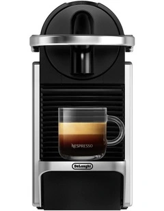 Pixie Capsule Coffee Machine & Milk in Silver (EN127.SAE)