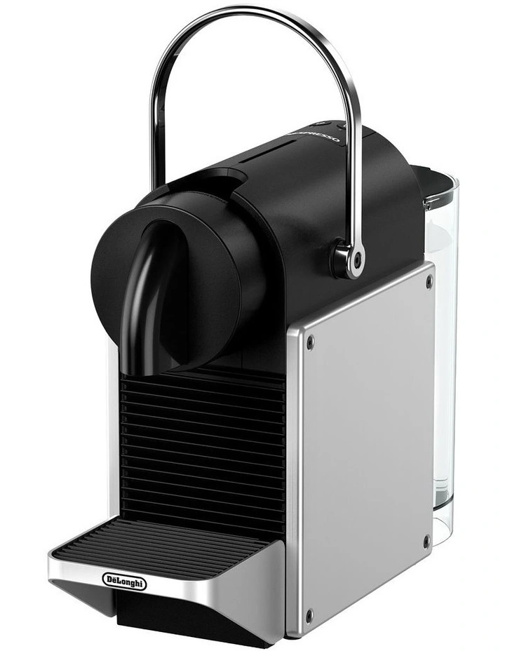 Pixie Capsule Coffee Machine & Milk in Silver (EN127.SAE) image 3