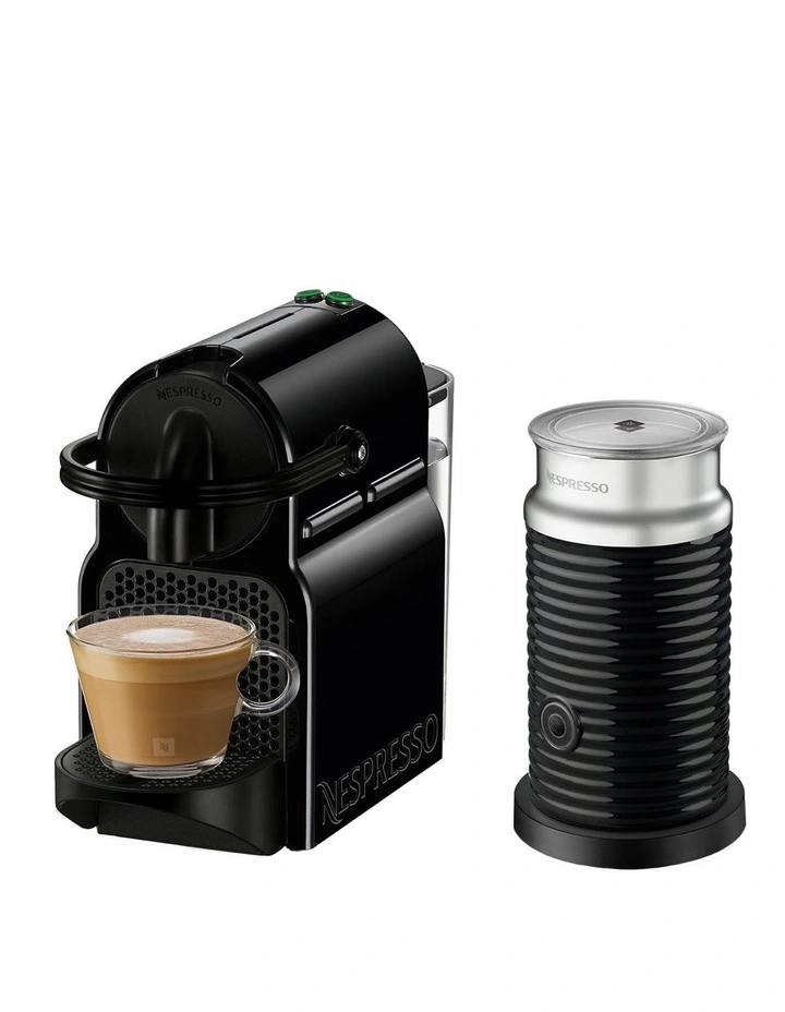 Inissia Capsule Coffee Machine Bundle in Black EN80BAE image 1