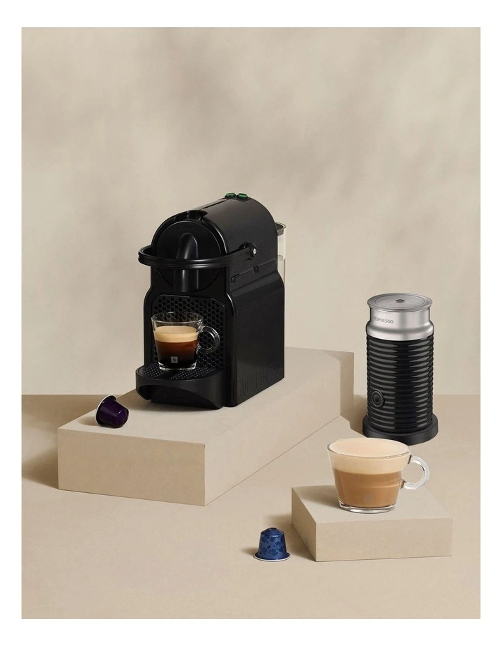 Inissia Capsule Coffee Machine & Milk in black EN80BAE image 2