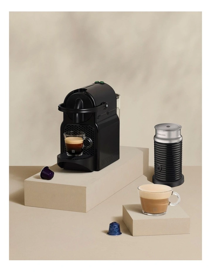 Inissia Capsule Coffee Machine Bundle in Black EN80BAE image 2