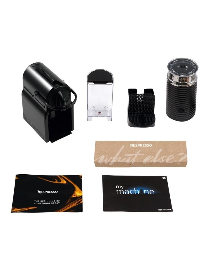 Inissia Capsule Coffee Machine & Milk in black EN80BAE image 6
