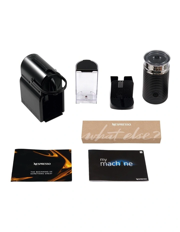 Inissia Capsule Coffee Machine Bundle in Black EN80BAE image 6