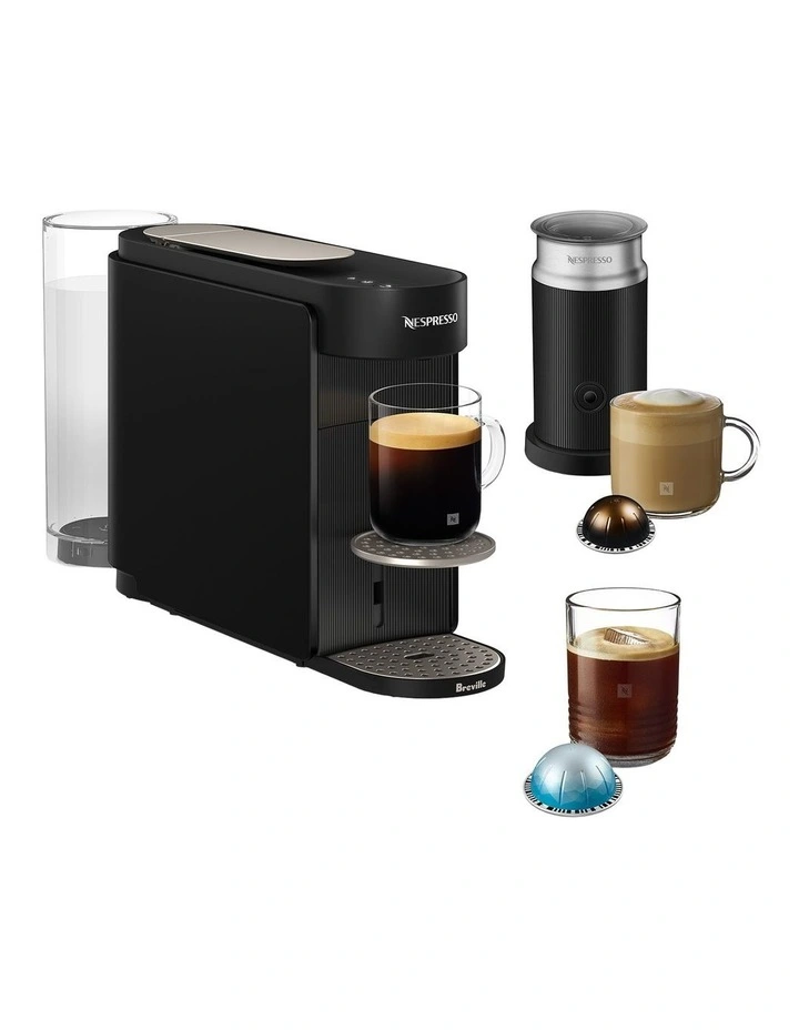 Vertuo Up Coffee Machine Bundle in Ink Black BNV650BLK4IAN1 image 1