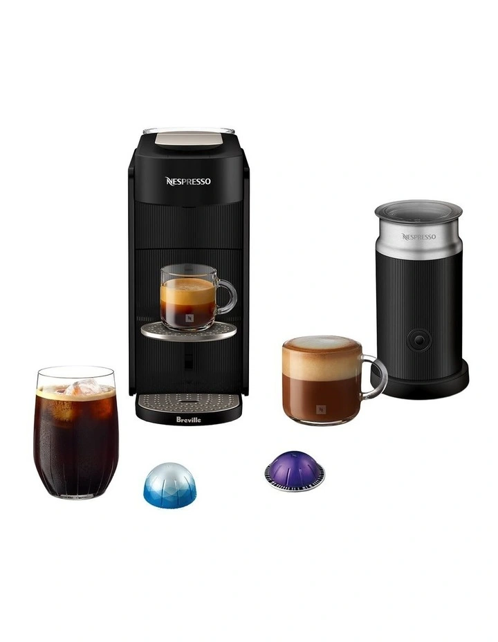 Vertuo Up Coffee Machine Bundle in Ink Black BNV650BLK4IAN1 image 1