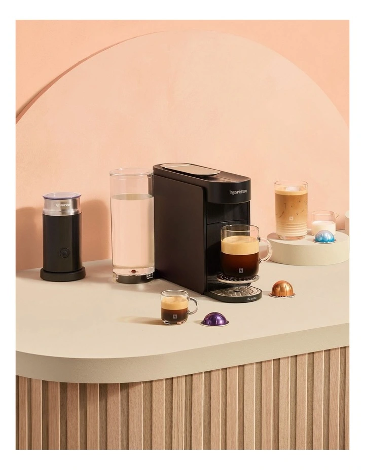 Vertuo Up Coffee Machine Bundle in Ink Black BNV650BLK4IAN1 image 2