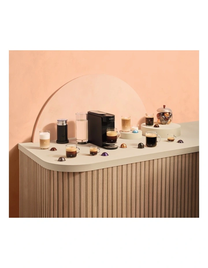 Vertuo Up Coffee Machine Bundle in Ink Black BNV650BLK4IAN1 image 2