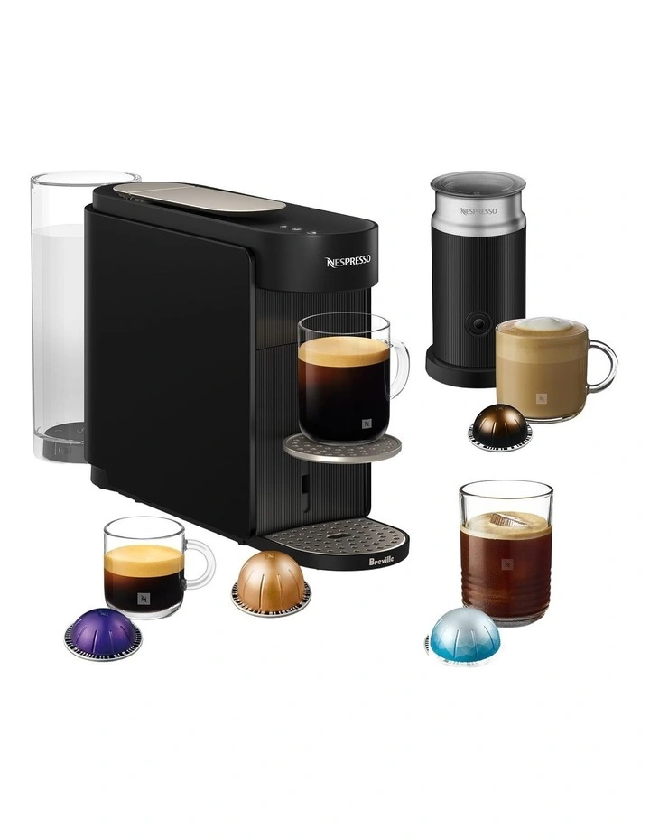 Vertuo Up Coffee Machine Bundle in Ink Black BNV650BLK4IAN1 image 3