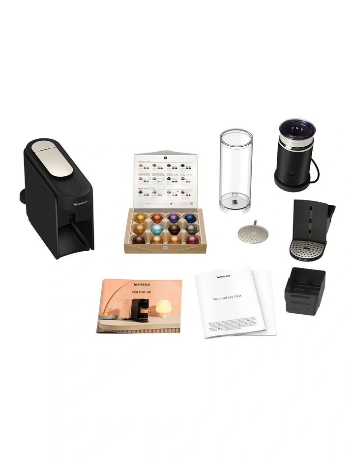 Vertuo Up Coffee Machine Bundle in Ink Black BNV650BLK4IAN1 image 5