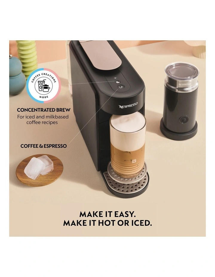 Vertuo Up Coffee Machine Bundle in Ink Black BNV650BLK4IAN1 image 5