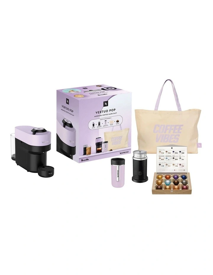 Vertuo Pop Machine Bundle Starter Pack in Lilac BNV150LIL4IAN3 image 1