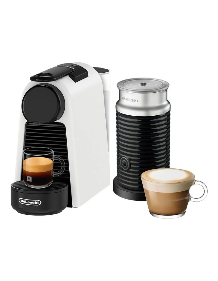 Essenza Mini Capsule Coffee Machine Bundle in White EN85WMTAE image 1