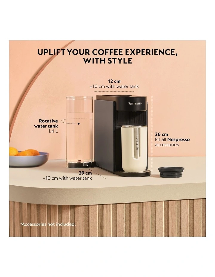 Vertuo Up Capsule Coffee Machine ENV200GYAE in Graphite image 2