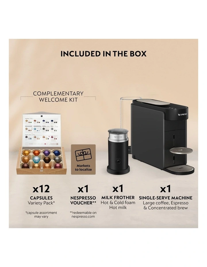 Vertuo Up Capsule Coffee Machine ENV200GYAE in Graphite image 5