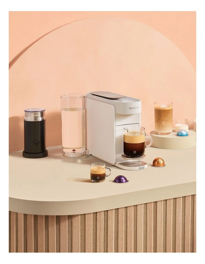 Vertuo Up Capsule Coffee Machine ENV200WAE in Pearl White image 2