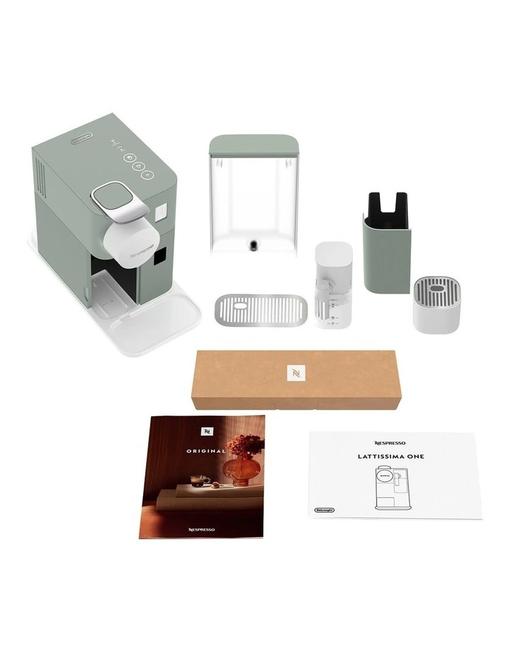 Lattissima One Capsule Coffee Machine EN510GR in Sage Green image 2
