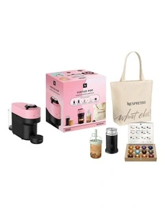 Vertuo Pop Capsule Coffee Machine Value Pack in Candy Pink ENV90PAEPACK26