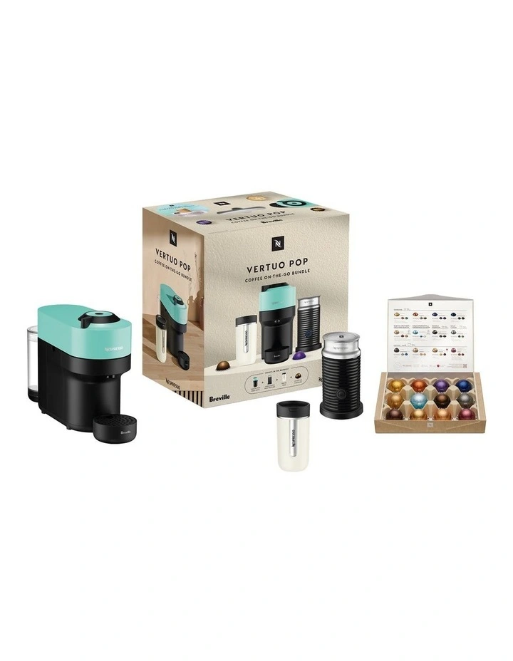 Vertuo Pop Capsule Coffee Machine Bundle BNV150MIN4IAN3 in Mint image 1