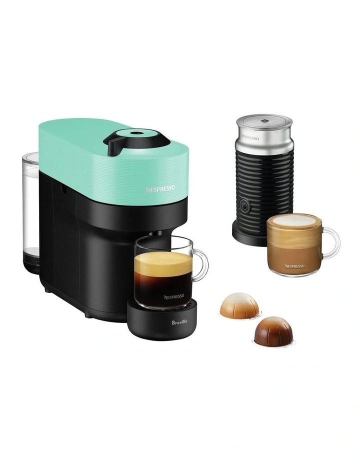 Vertuo Pop Capsule Coffee Machine Bundle BNV150MIN4IAN3 in Mint image 3